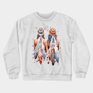 Native American Back Women #1 Crewneck Sweatshirt